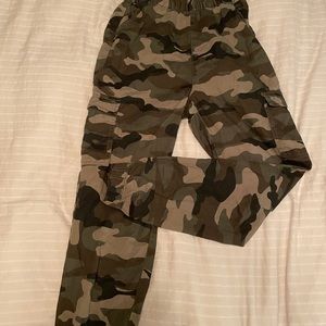 Camouflage cargo pants